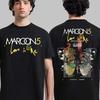 Maroon 5 Love Is Like 2025 Осенний Тур по США Города Даты Футболка Репринт Унисекс Футболка