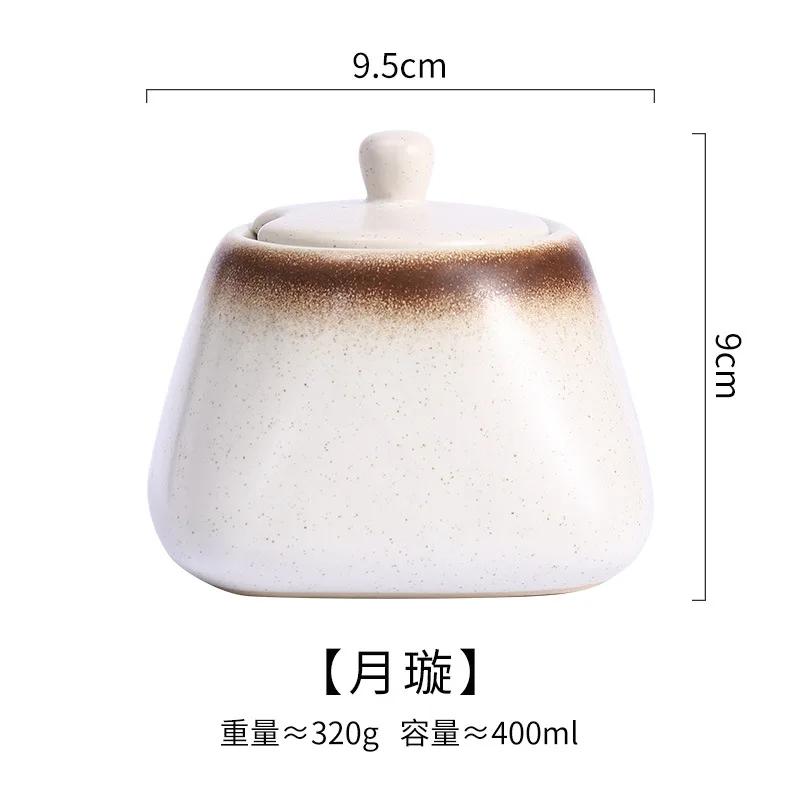 Горшок для приправ, керамическая коробка для приправ, набор для приправ на кухне, перечница, соль, сахар, перец чили