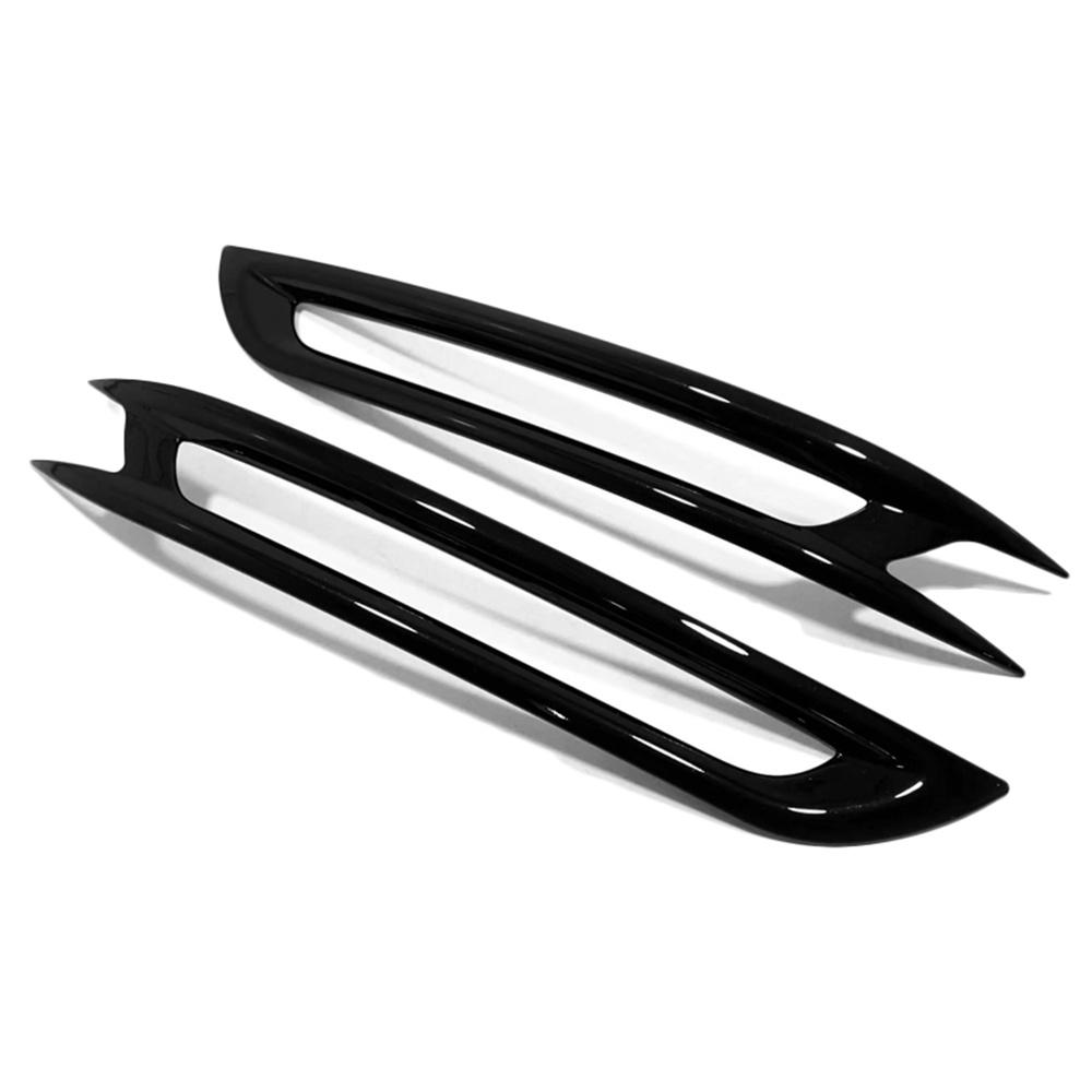 2Pcs Glossy Black Rear Bumper Reflector Cover Trim For Honda Civic 11Th Gen 2022