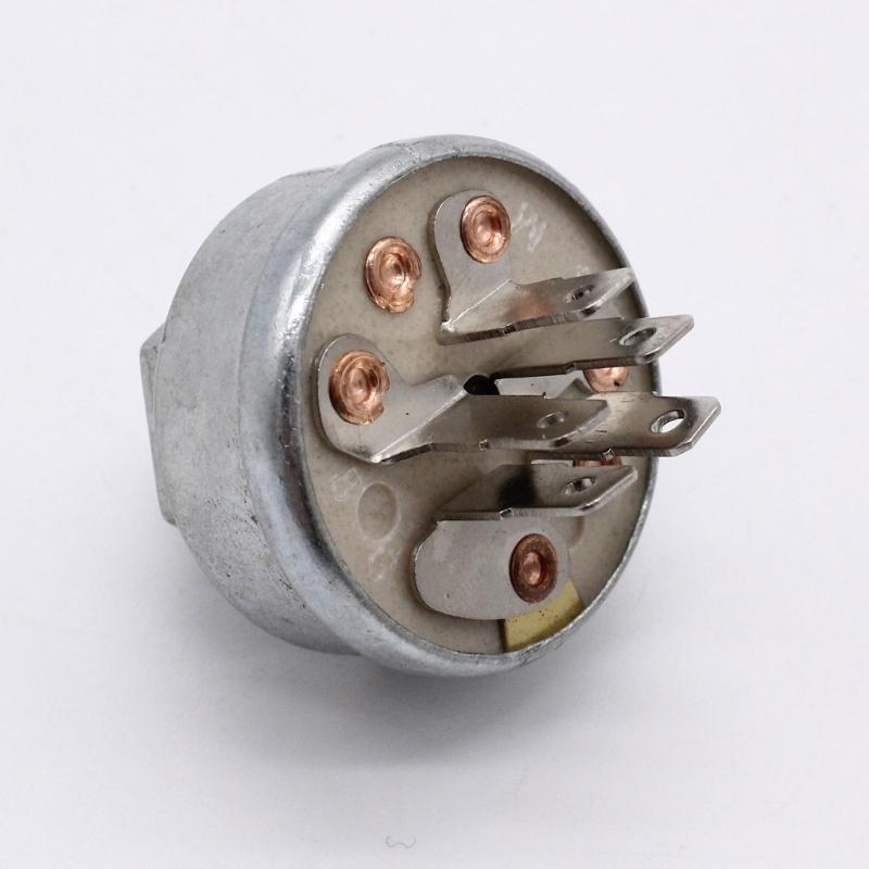 Ignition Starter Switch 5 Pin with 2 Keys for Tractor Lawn Mower Garden Tool AM31995 AM1023444 5323654-02 700172 741308