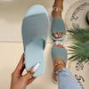 2022 Summer Women's Casual Flat Slippers Mesh Breathable Sandals Household Slipper Large Size 36-43