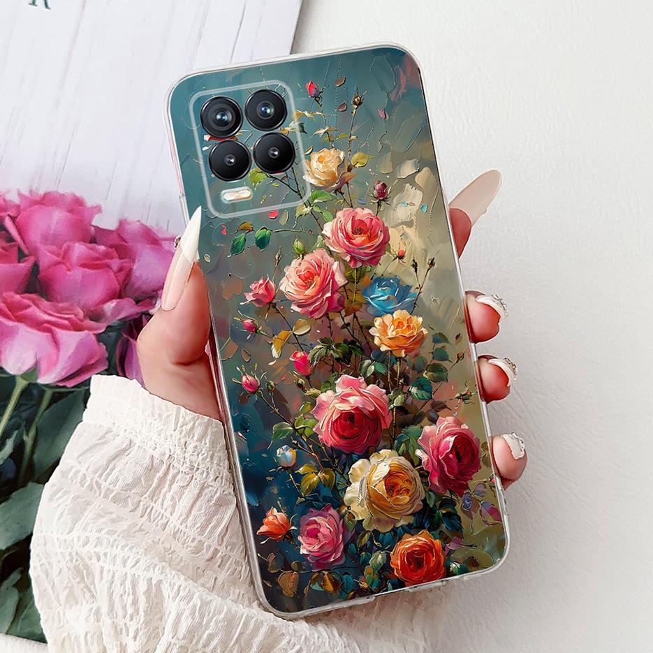 Чехол для Realme 8 4G Чехол для Realme8 Pro RMX3081 Популярный Модный Расписной Чехол Мягкий Тонкий Чехол для Телефона Для Realme 8 Pro Realme8 8i 4G Оболочка