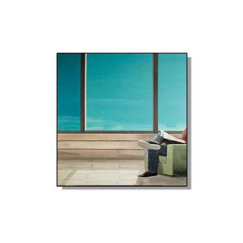 Известный Дэвид Хокни абстрактный пейзаж постер холст картина бассейн океан окно настенное искусство для гостиной домашний декор