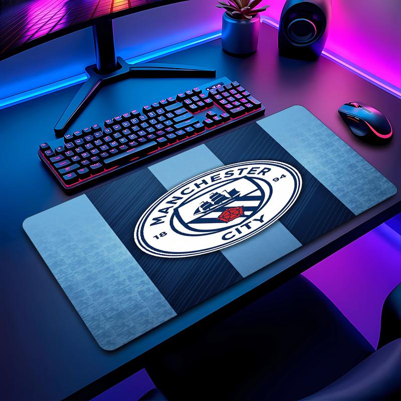 Коврик для мыши с узором Manchester City Football Нет?Нескользящий резиновый игровой коврик для мыши для стола, офиса, дома
