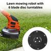 Robotic Lawn Mower Blades Pack Of 6 For Landxcape Large Area Lawns And Easy Maintenance Garden Enthusiasts Golf Courses