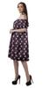 Moomaya Printed Poly Crepe Tunic Plus Size Womens Dresses Sleeveless Ladies