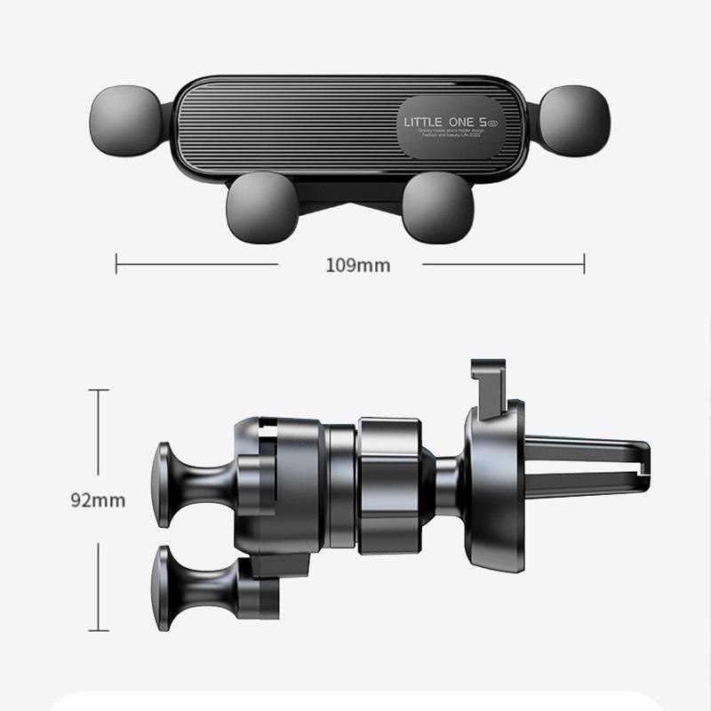 Gravity Car Phone Holder Air Vent Mount Cell Phone Holder In Car Mobile Support For iPhone 13 12 Xiaomi Universal GPS Stand