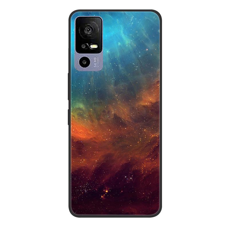 For TCL 40R 5G T771A Case Painted Soft Black Silicone Bumper Phone Cover for TCL 40 R 5G 6.6" Case TCL40R 40R Etui Coque Fundas