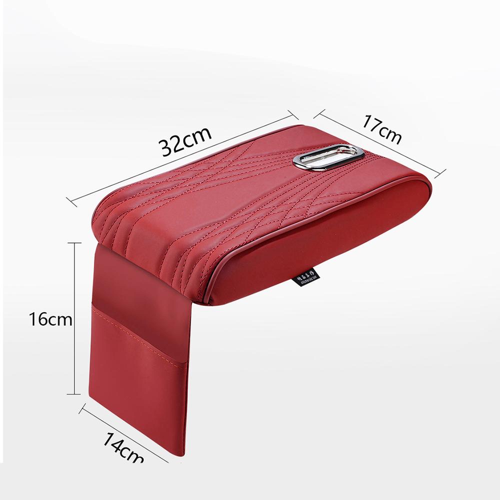 Подушка для автомобильного подлокотника, мягкая губка из искусственной кожи, удлинитель подлокотника, центральная консоль, локоть, держатель для ткани, авто подушка для подлокотника, предметы интерьера