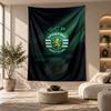Decorative Tapestry,Sporting CP FC Printed Wall Art, Lightweight Wall Hanging For Bedroom Background