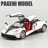 1:18 Pagani Huayra Dinastia Super Sports Car Alloy Model Car Toy Die-cast Metal Casting Sound and Light Pull Back Car Toy Children's Vehicle