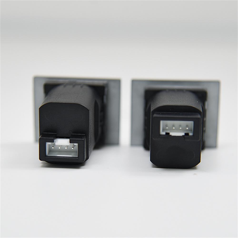 Панельная розетка USB-A QC3.0 и USB-C PD для быстрой зарядки, аксессуары для монтажа на панель, подходит для Ford Focus MK2 2005-2009