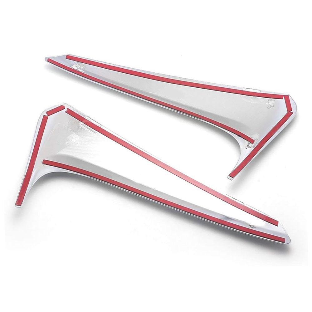 Хромированные накладки на боковые спойлеры на заднее окно для Toyota Highlander 2014-2019