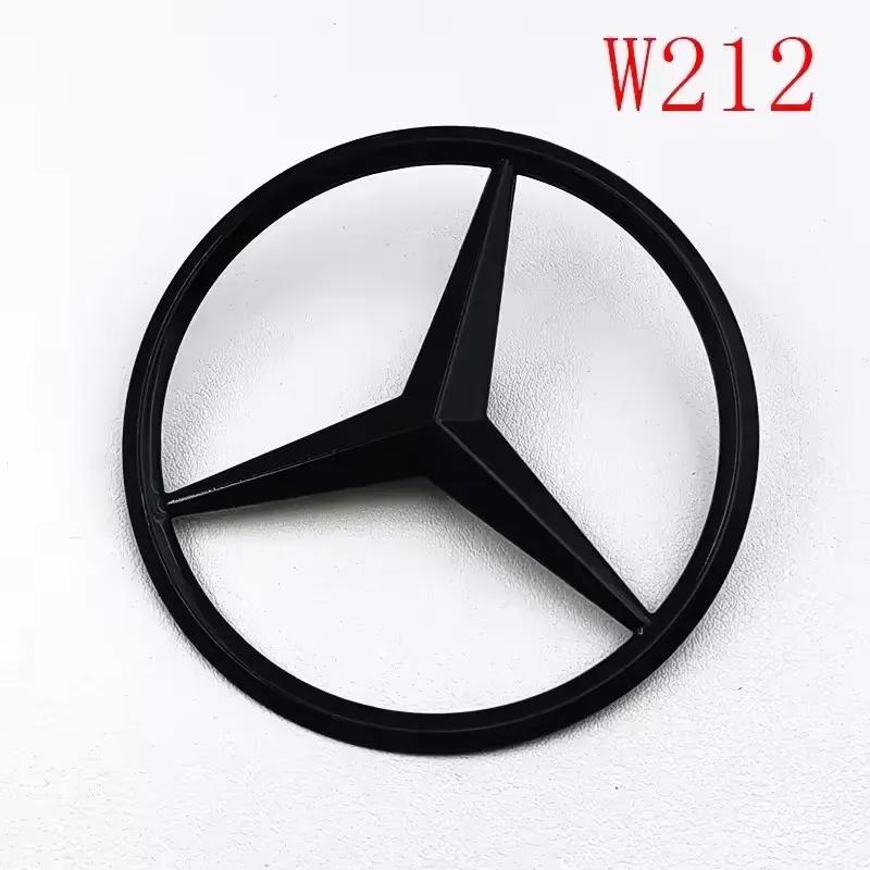 AABII1 3D ABS Black E53 Logo Letters TURBO Badge Car Rear Star Sticker Trunk AMG Emblem For Mercedes Benz AMG W212 W213 E Class