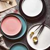 6/8 Inch Ins Nordic Tableware Creative Ceramic Matte Glaze Home Tray Western Food Plate Salad Plate Steak Plate Dinner Plates