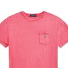Polo Ralph Lauren Логотип Pattern Crew Neck Приталенная футболка с коротким рукавом Мужские топы Красный 710835756-023
