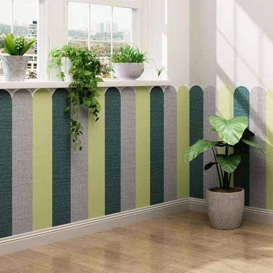 Yousheng Защитная настенная накладка от ударов для детей, самоклеящаяся, защитная стеновая панель, изголовье для игровой комнаты, детской