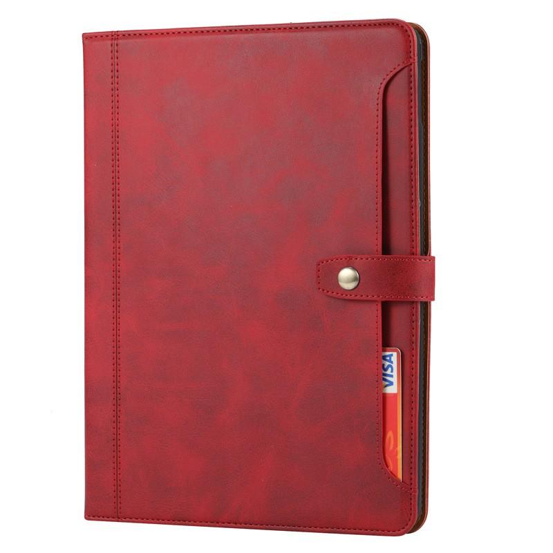 Leather-Style IPad Case With Pen Slot Card Holder Stand Pro 12.9 2018-2021 Air 4 Mini 5 10.2 11 Inch Models