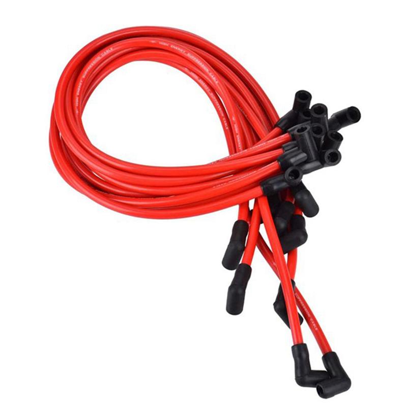 NEW-Ignition Wire Set For AM General Isuzu HEI SBC BBC 350 350383454 2 Set 10.5MM Spark Plug Wire SP10-390-1010