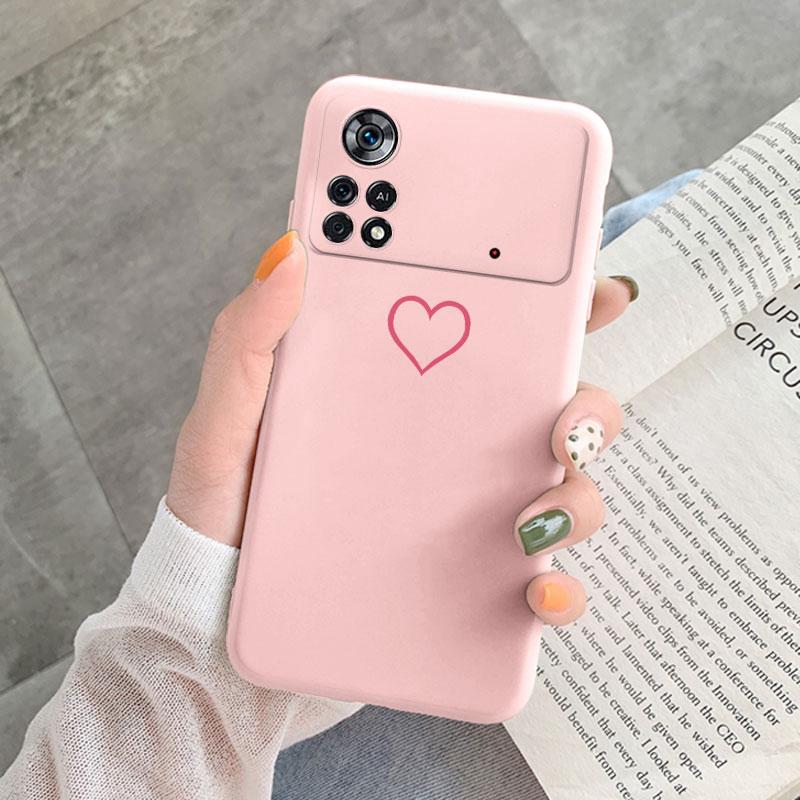 For POCO X4 Pro 5G NFC Case Watermelon Cute Fruit Love Heart Butterfly Women Dog Flower Silicone For Poco X4pro 5 G Phone Cover