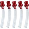 5 Pack Motorcycle Gas Cap, 5 Colors Mixed | Two-way Breather Tube Vent Hose, Vent Tube, For Dirt Bike Pit Bike ATV, All Off-road Motorcycles