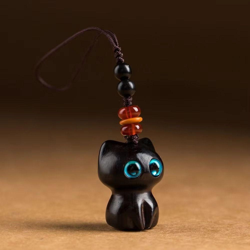 Wood Material Wood Car Keyring Sandalwood Scent DIY Keychain Components New Sandalwood Key Chains