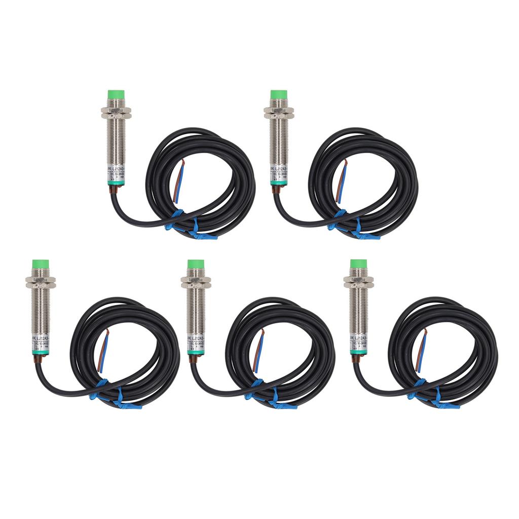 5PCS 2 Wire NO Proximity Switch Distance Detection Approach Sensor Normally Open 10‑36VDC