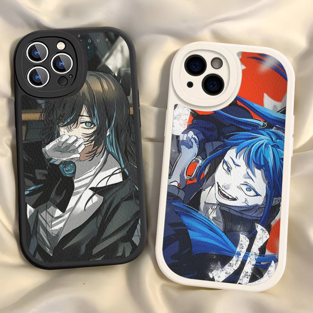 Чехол для телефона Ado Kyogen X Uta Anmie для iPhone 16 15 14 13 12 11 Pro Max Plus Кожаная обложка