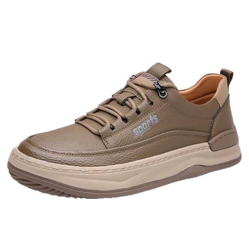 Hot-selling Casual Leather Shoes 2025 Autumn Men's British Versatile Breathable Fashion Trendy Shoes