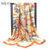 High-quality Luxurious Silk Scarves Headband Scarfs Neck Scarf For Women Chain Silk Scarf Women's Decorative Shawl