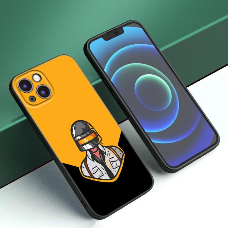 Горячий игровой чехол Pubg для Apple iPhone 12 13 Mini 11 14 15 Pro Max 7 8 Plus X XR XS SE 2020 2022 черный силиконовый чехол