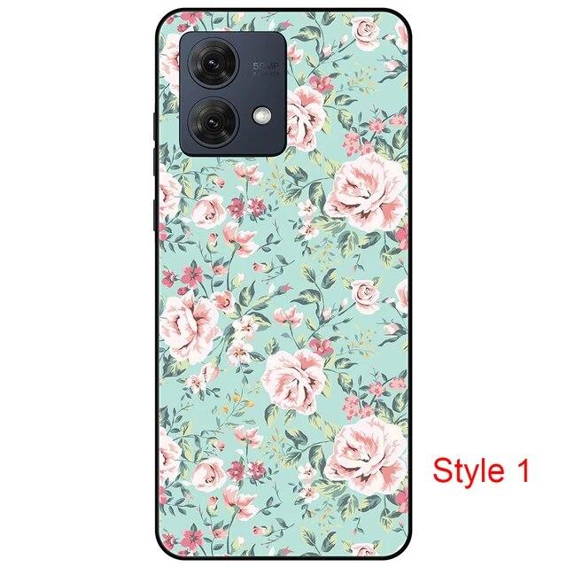 Чехол для Motorola Moto G84 MotoG84, черная задняя крышка, чехол 6,5 дюйма, противоударный мягкий бампер, противоскользящий прочный ТПУ, полная защита