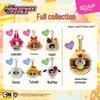 Брелок-игрушка Powerpuff Girls в закрытой коробке: Пушистая кукла Блоссом и Бабблс