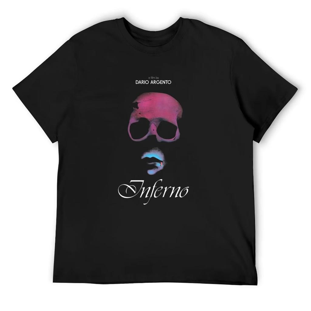 Dario Argento Inferno Horror Movie TShirt Tees Graphic Tshirts Unisexs Clothing and Womens Vintage T Shirt 2026 Summer New Tee