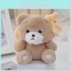 Adorable Bowtie Teddy Bear Plush Keychain Cute Soft Bag Charm Stuffed Toy