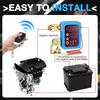 240A Kill Switch 12V Remote Battery Disconnect Switch with Led Voltage Display Automatic Power Shut Off Switch For Auto Battery