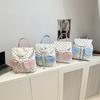 Hello Kitty Floral Print Casual Small Backpack For Women With Unique Stitching Urban Style Summer Accessory