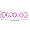Portable Size Physical Stretch Resistance Band 7 Ring Pull Up Assist Band  Arm Exercise