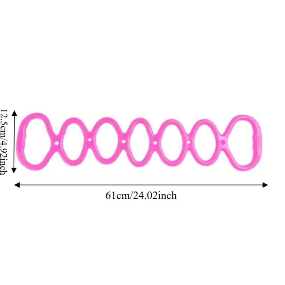 Portable Size Physical Stretch Resistance Band 7 Ring Pull Up Assist Band Arm Exercise
