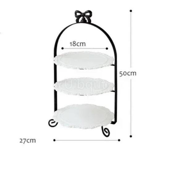 Белая подставка для десертного стола, украшение для свадьбы, двухслойная подставка для торта, золотая тарелка для украшения кондитерских изделий, 3 слоя