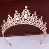 Свадебная корона головной убор роскошная королева повязка на голову свадебный сплав стразы аксессуар для волос корона