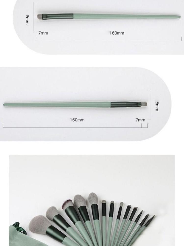 Профессиональный набор кистей для макияжа, мягкий мех, косметический хайлайтер, пудра, консилер, многофункциональный косметический набор инструментов