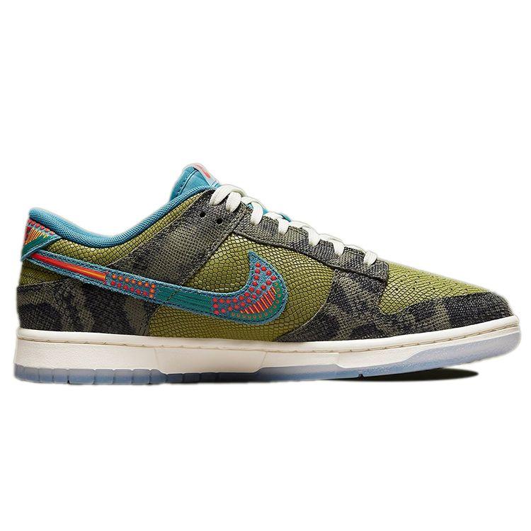 Nike Кроссовки унисекс Dunk Low SiEMPRE Familia Green Carbon-Green Rift-Blue DO2160-335