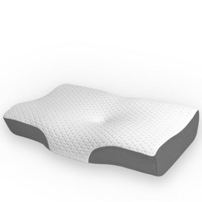 Подушка DreamCat's из пены с эффектом памяти, регулируемая, подходит для сна на спине и на боку, вогнутая полая конструкция для устойчивости головы и удобства, ширина 32 см x длина 53 см, серая,