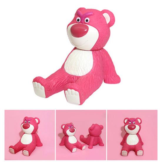 Очаровательный мультяшный медведь, держатель для телефона, розовый цвет, стабильная поддержка, подставка для мобильного телефона, украшение для рабочего стола, орнамент