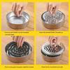 1PC Stainless Steel Mosquito Incense Box with Cover Mosquito Incense Plate Nail Teeth Mosquito Incense Tray Fire