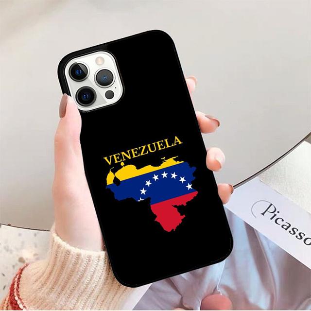 Чехол для телефона Флаг и Герб Венесуэлы для iPhone 17 Air 16 16e 15 Plus для Apple 13 11 12 14 Pro Max Чехол coque fundas