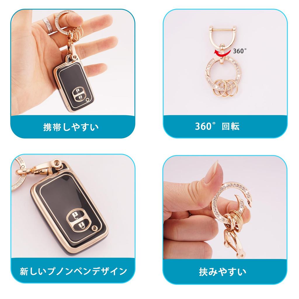 Совместимый с Koaudb чехол для смарт-ключа Toyota, чехол для ключа автомобиля, для Toyota, Aqua, Vitz, Corolla