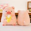 Cute Lulu Pig Plush Doll Snuggly Banana Pig Soft Toy Comfy Pillow Bedside Cushion Gift 40cm