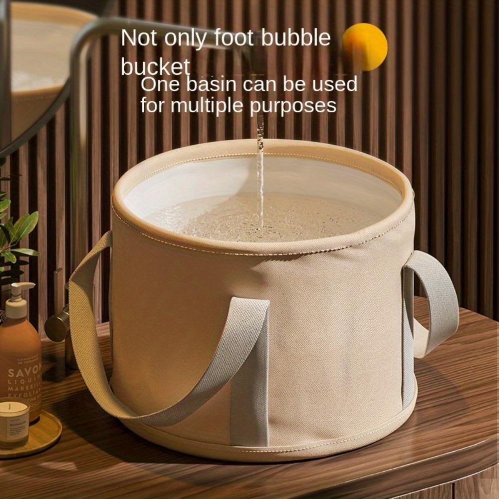 Роскошный портативный спа-ведро для ног — контроль температуры, функция пузырьков, расслабляющий домашний спа-салон с успокаивающим массажем, легко чистить и хранить